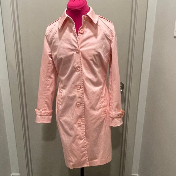 Apostrophe pink trench coat - Picture 4 of 10